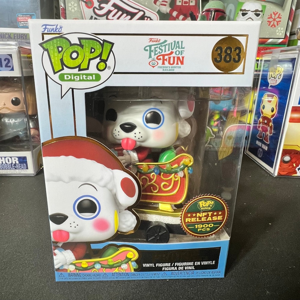 Funko Pop Digital NFT Proto as Santa Festival of Fun 383 LE 1900 Pcs Legendary